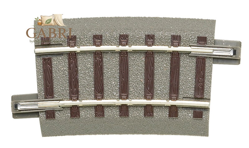 Roco Geoline Kolej oblouková R3 7,5° s podložím - 61130 - 1 ks