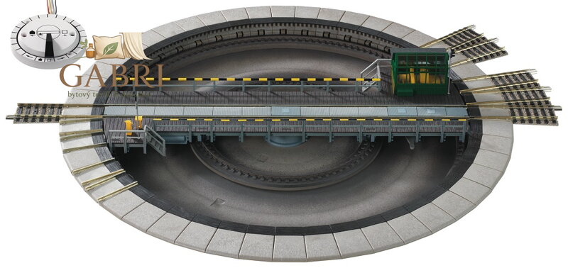 Fleischmann Elektrická točna s přepínačem 310 mm - 6152