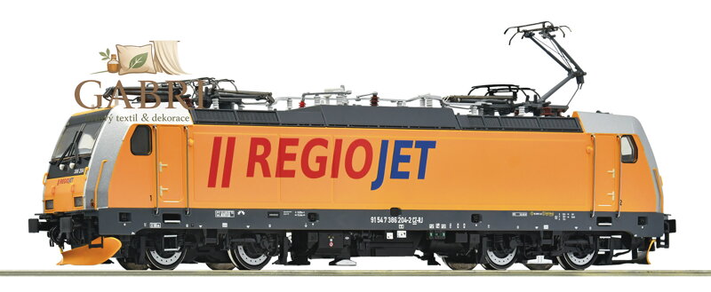 Roco Elektrická lokomotiva RegioJet 386 204 - 2, digitální - 7510102