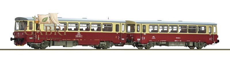 Roco Dieselový motorový vůz 810 491-1 s přípojným vozem ZSSK - 7700023