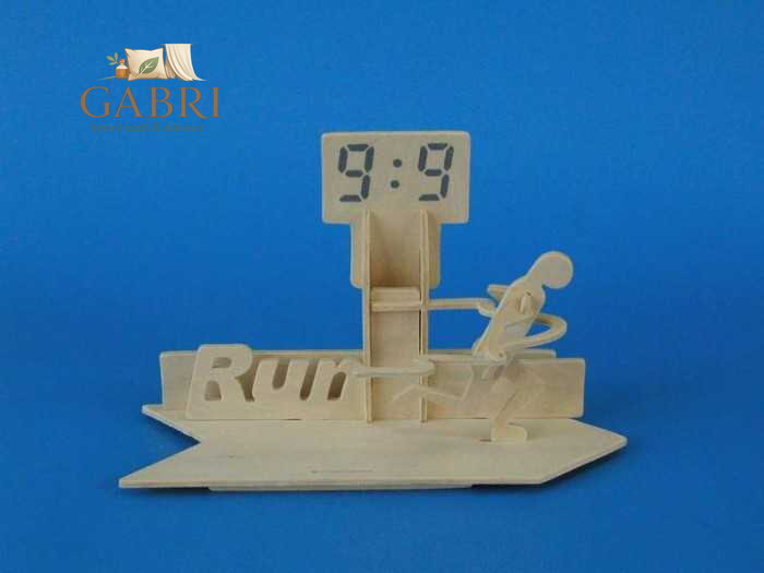 Woodcraft Dřevěné 3D puzzle stojánek na tužky běh