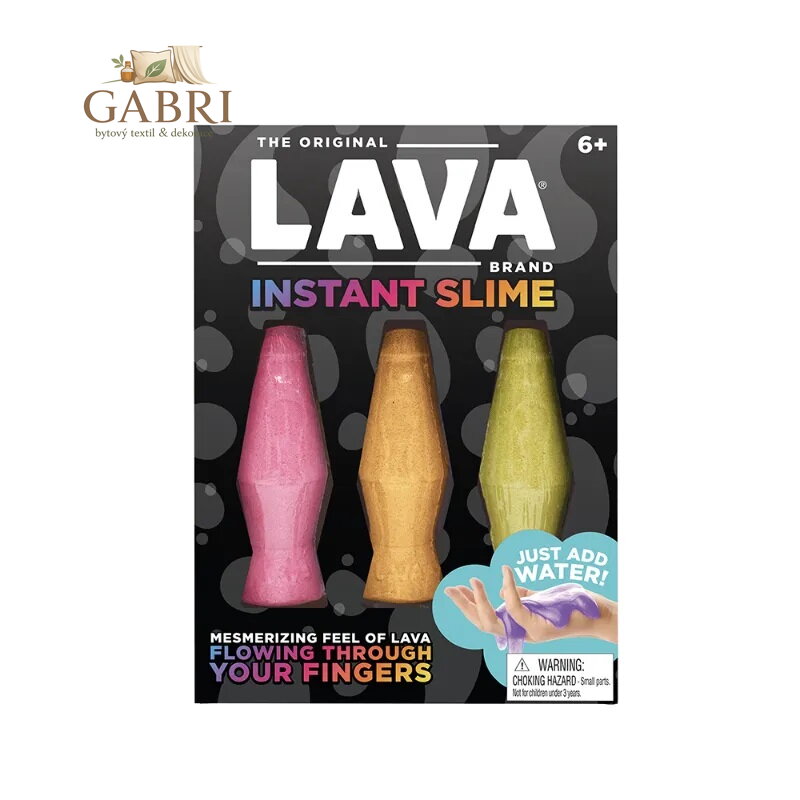 Schylling Lava Instantní sliz růžový, oranžový, žlutý