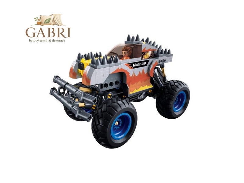 Sluban Power Bricks Natahovací Stříbrný ohnivák Off-road Monster