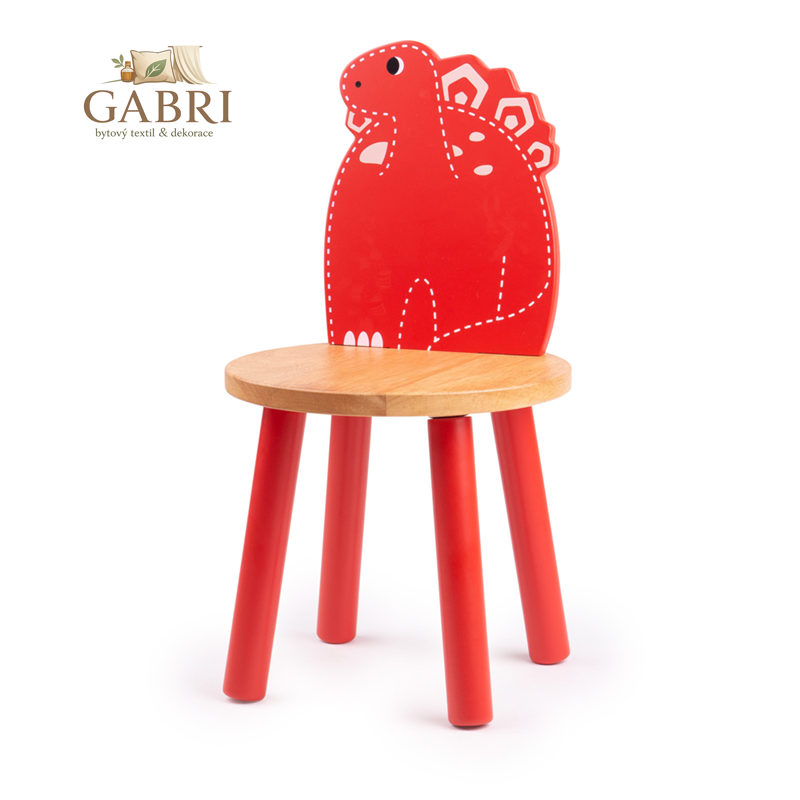 Tidlo Dřevěná židle Stegosaurus