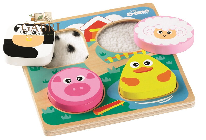 Tidlo Senzorické puzzle farma