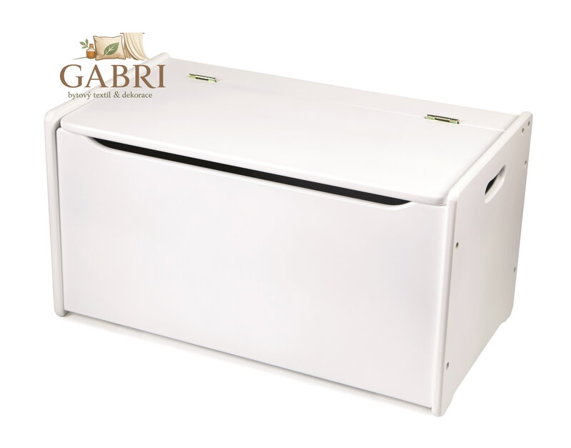 Tidlo Dřevěná úložná lavice bílá