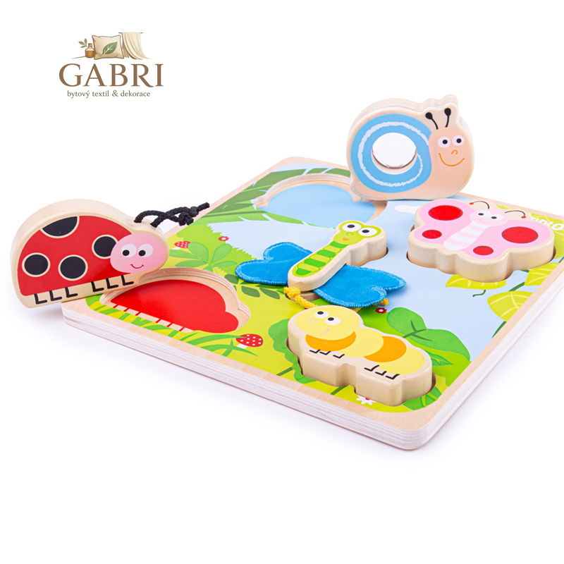 Tidlo Senzorické puzzle Hmyz