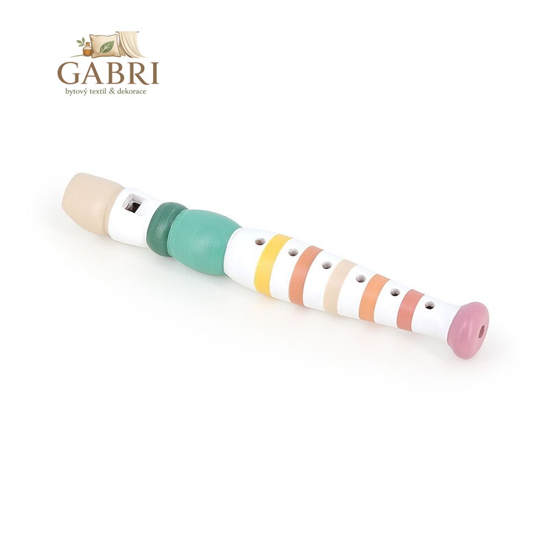 Vilac Dřevěná vícebarevná pruhovaná flétna