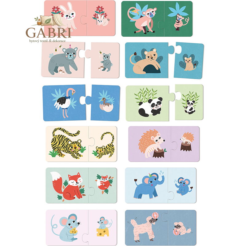 Vilac Puzzle mláďátka a maminky