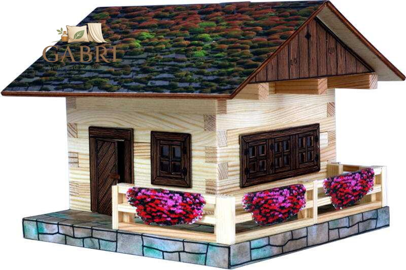 Walachia Dřevěná slepovací stavebnice Alpská chata