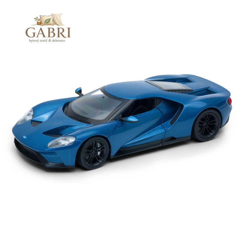 Welly Ford GT (2017) 1:24 modrý