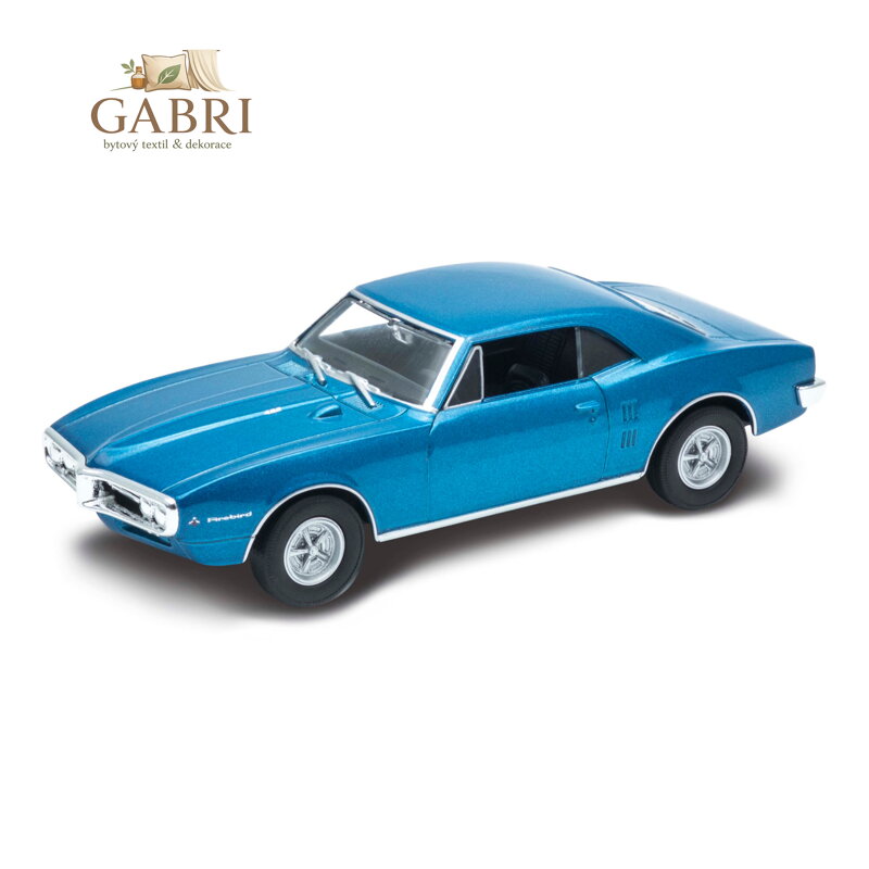 Welly Pontiac Firebird (1967) 1:34 modrý