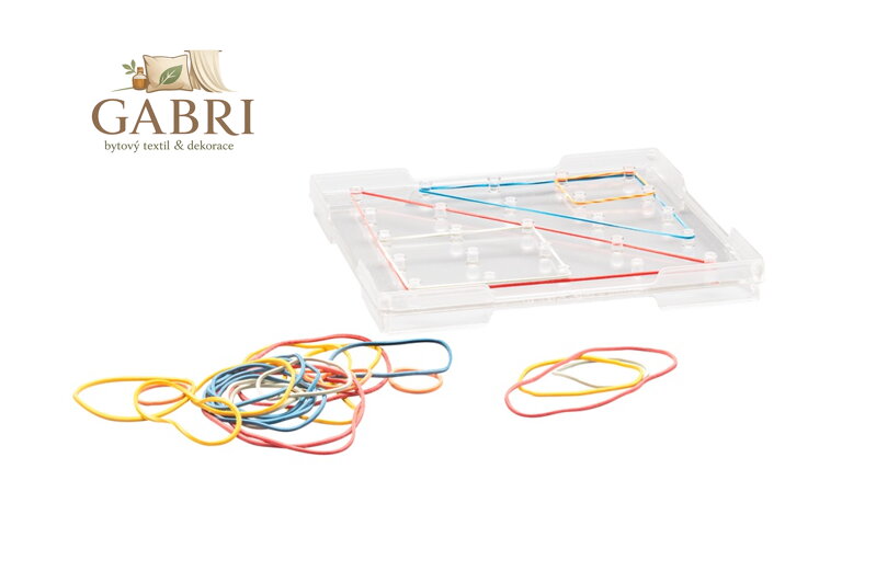 Wissner Geometrická deska transparentní malá