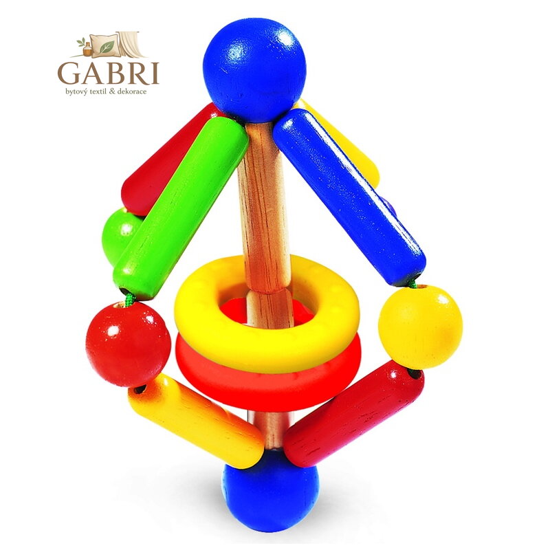 Wonderworld Dřevěné chrastítko Spacy