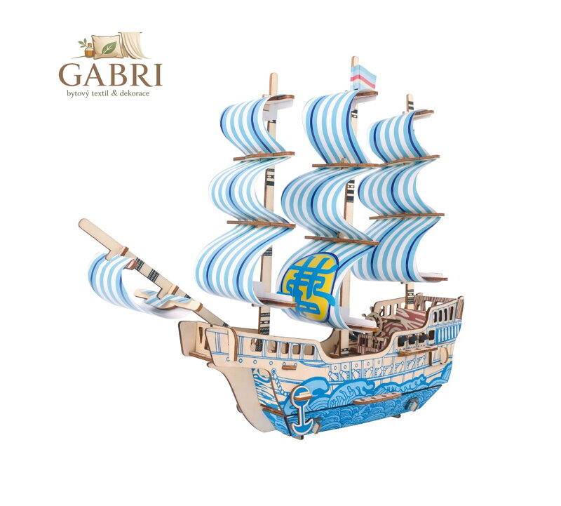 Woodcraft Dřevěné 3D puzzle Loď ze snu