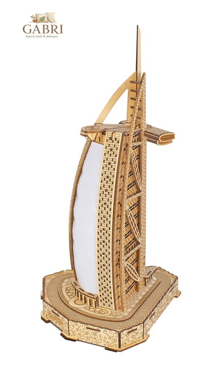 Woodcraft Dřevěné 3D puzzle Burdž al-Arab