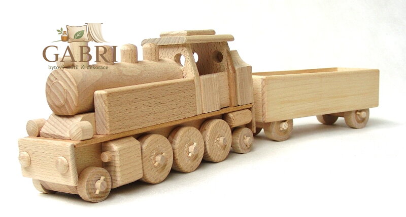 Ceeda Cavity Parní lokomotiva s vagónem