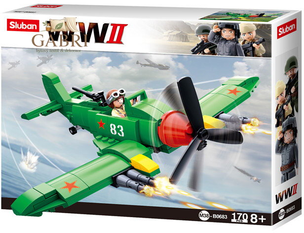 Sluban WWII M38-B0683 Sovětský stíhací letoun Iljušin II