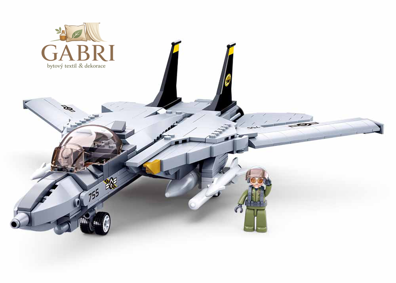 Sluban Model Bricks M38-B0755 Stíhací letoun F-14 Tomcat