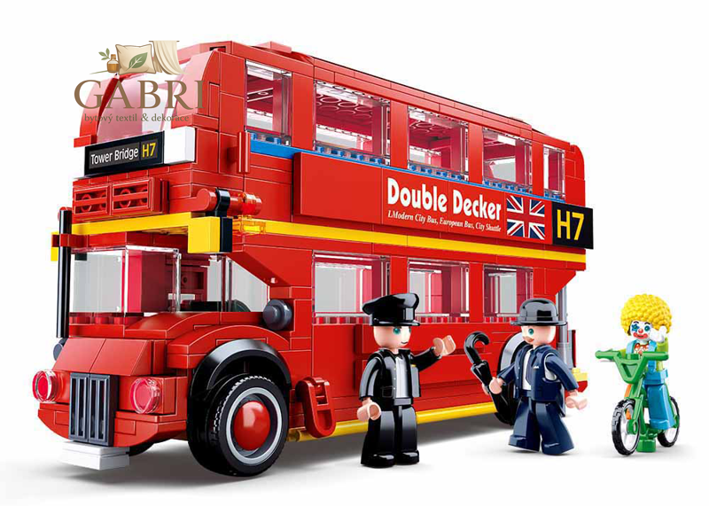 Sluban Modely M38-B0708 Double Decker autobus