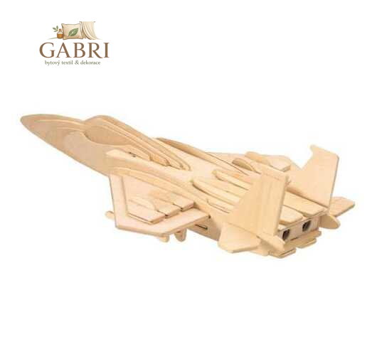 Woodcraft Dřevěné 3D puzzle Stíhačka