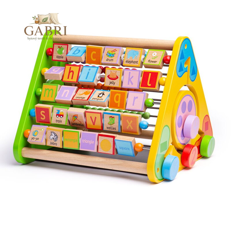 Bigjigs Baby Aktivní trojúhelník s angličtinou