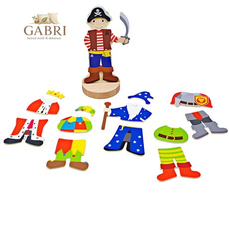 Bigjigs Toys Magnetické oblékací puzzle mystické postavy