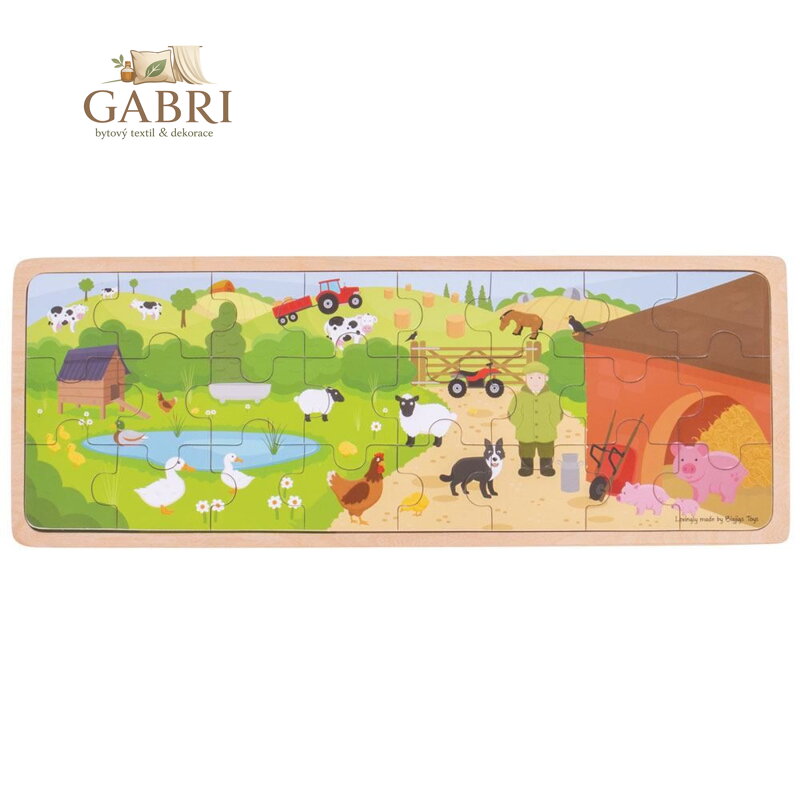 Bigjigs Toys Puzzle Na farmě