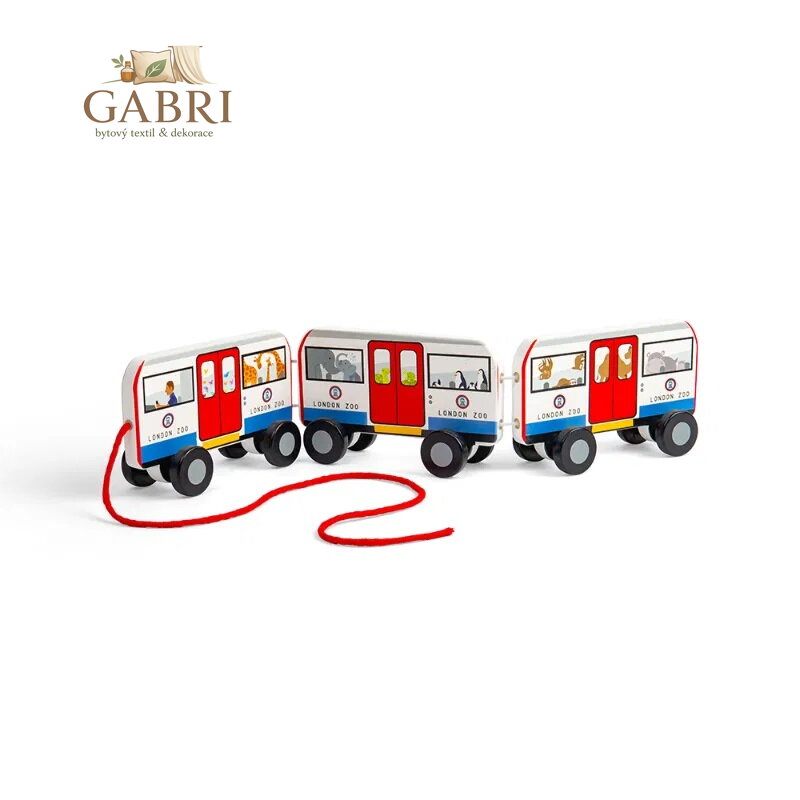 Bigjigs Toys Tahací hračka Londýnské metro