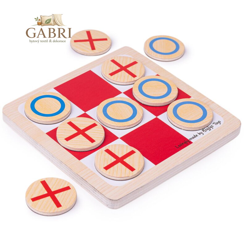 Bigjigs Toys Dřevěné piškvorky