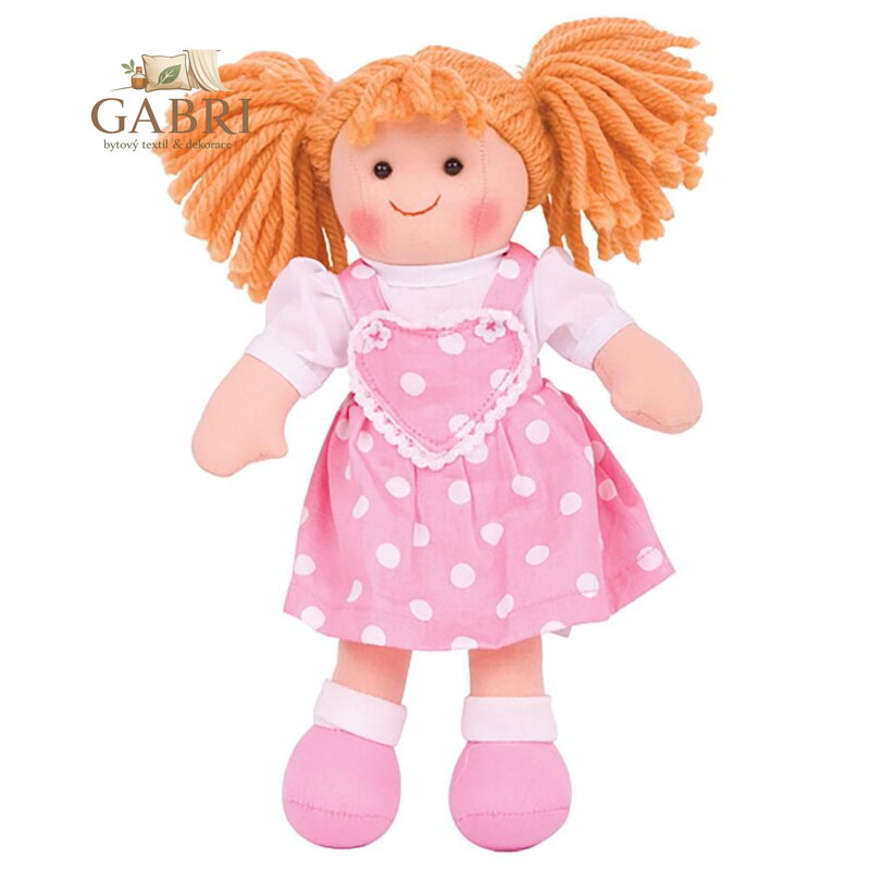 Bigjigs Toys Látková panenka Ruby 28 cm