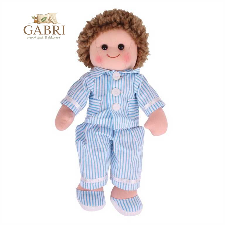 Bigjigs Toys Látková panenka Arthur 34 cm