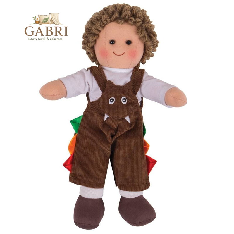 Bigjigs Toys Látková panenka Jack 28 cm