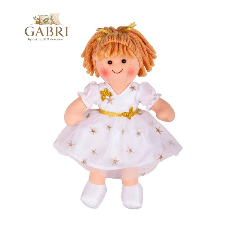 Bigjigs Toys Látková panenka Charlotte 28cm