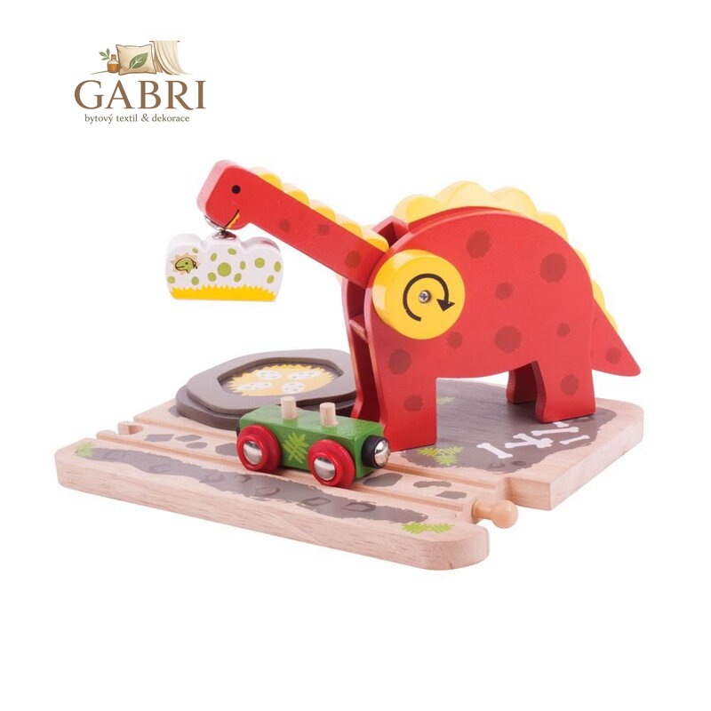 Bigjigs Rail Dinosauří jeřáb