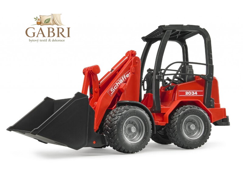 Bruder Červený nakladač SCHÄFFER 2034