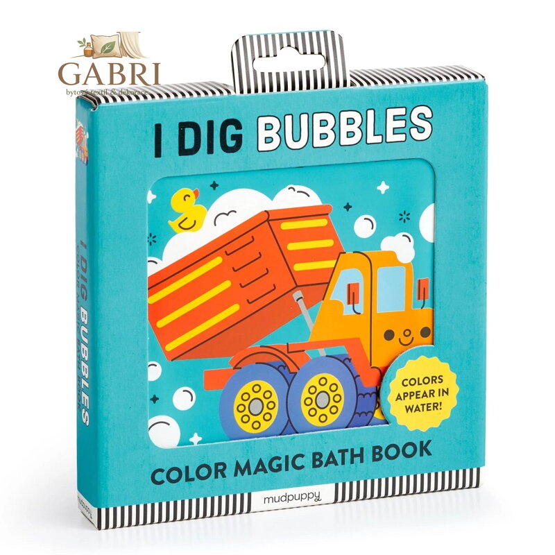 Mudpuppy Knížka ke koupání Miluju bubliny