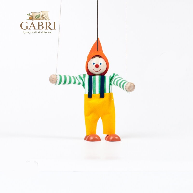 Dřevěná loutka Trpaslík Šmudla