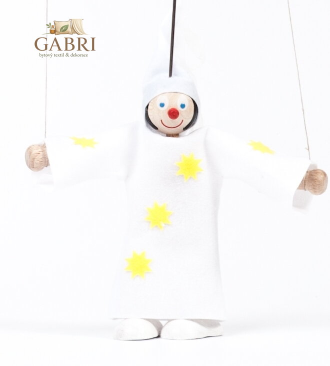 Gerlich Dřevěná loutka Bílá paní