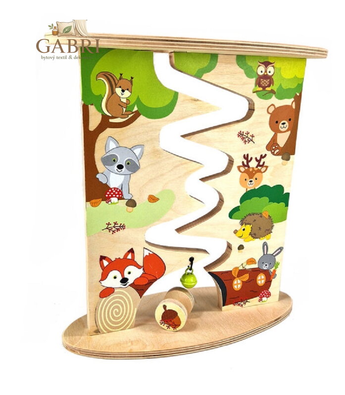 Hess Labyrint zvířátka z lesa 25 cm