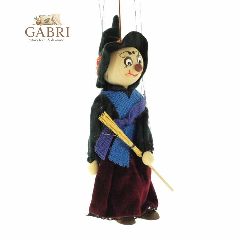 Dřevěné velké loutky - Čarodějnice