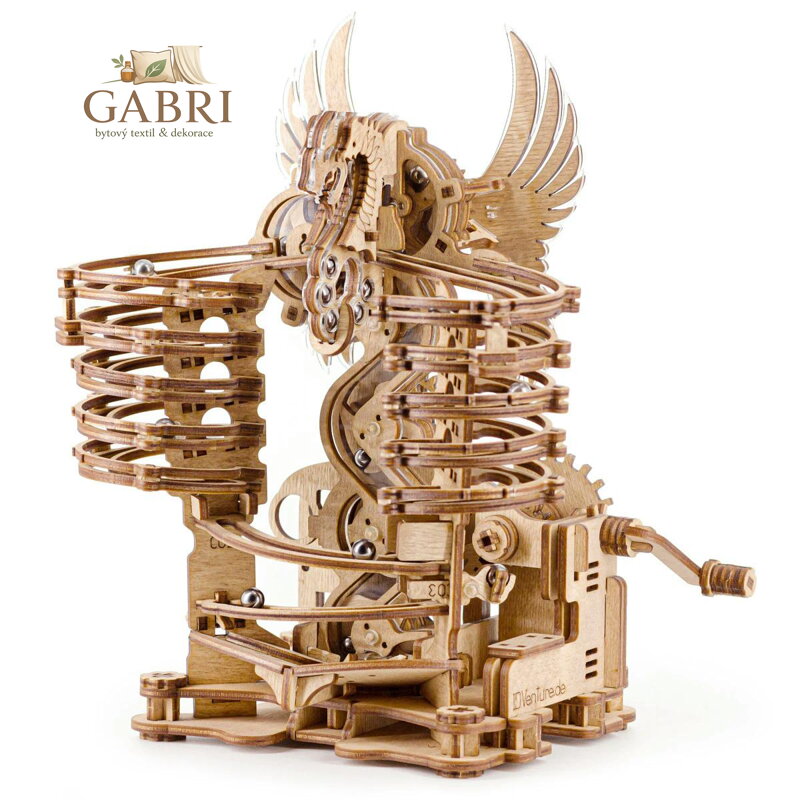 iDventure 3D dřevěná skládačka Kuličková dráha Drak