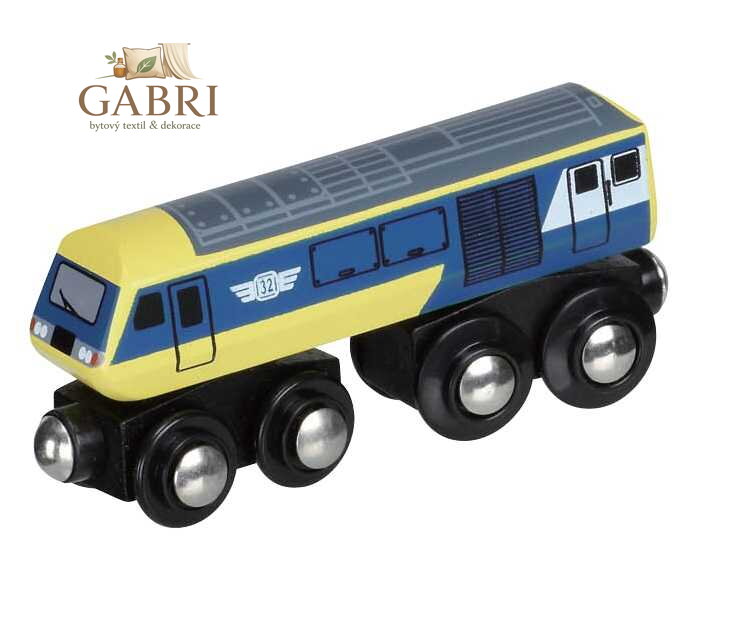 Maxim Dřevěná lokomotiva rychlovlak