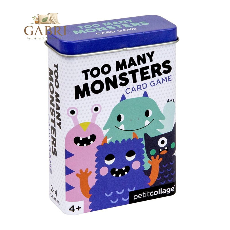Petit Collage Karty v dóze příšerky