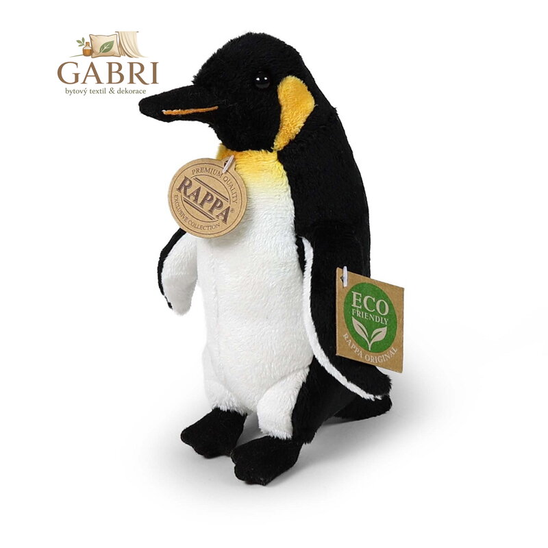 Rappa Plyšový tučňák 18 cm ECO-FRIENDLY