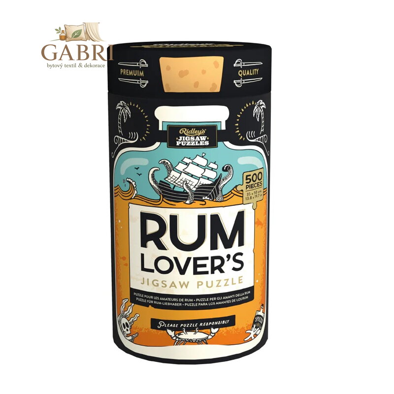 Ridley's Games Puzzle pro milovníky rumu 500 dílků