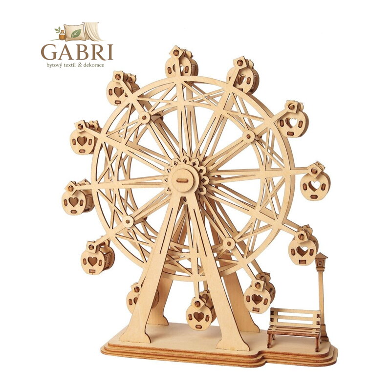 RoboTime 3D dřevěná skládačka Ruské kolo