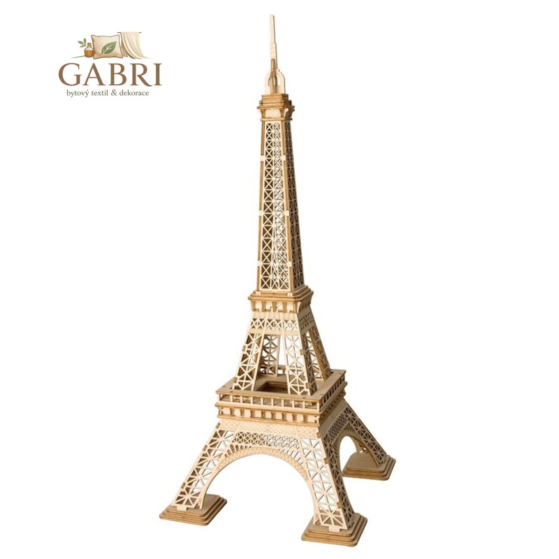 RoboTime 3D dřevěná skládačka Eiffelova věž