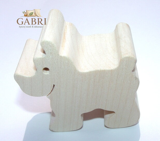 Fauna Dřevěné zvířátko pes