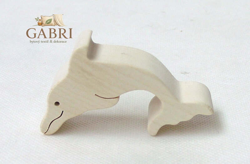 Fauna Dřevěné zvířátko delfín